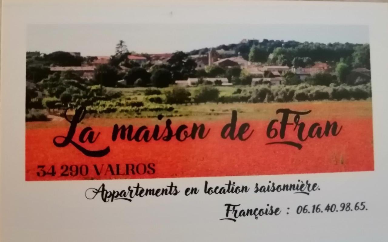 La Maison De 6Fran Appartement 1 Calme Et Spacieux Ambiance Familiale Valros エクステリア 写真